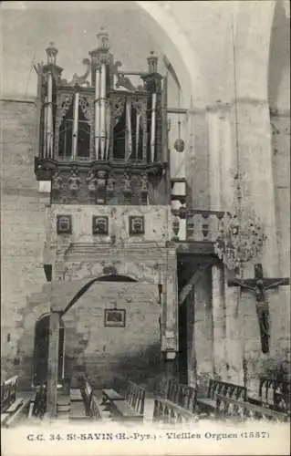 Ak Saint Savin Hautes-Pyrénées, Vieilles orguen