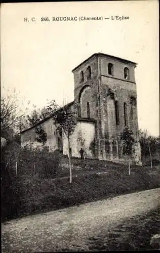 Ak Rougnac Charente, Kirche