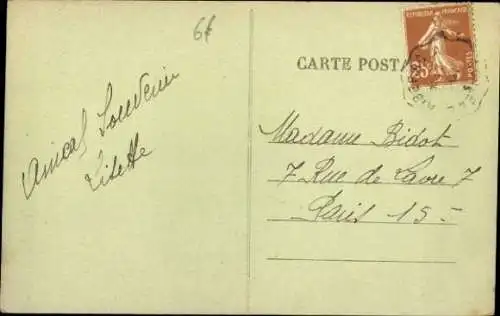 Ak Rougnac Charente, Kirche