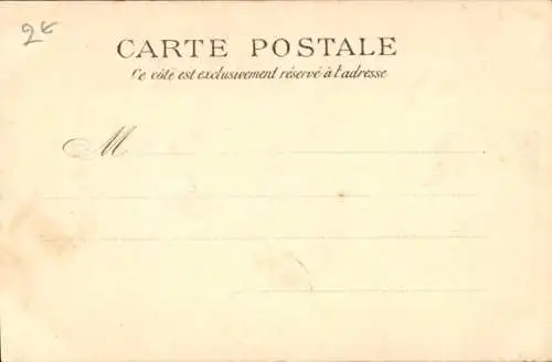 Ak Saint-Pierre Martinique, die letzten Überreste der Place de la Cathedrale