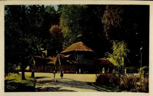 Ak Luchon Haute Garonne, Parc de l'Etablissement Thermal