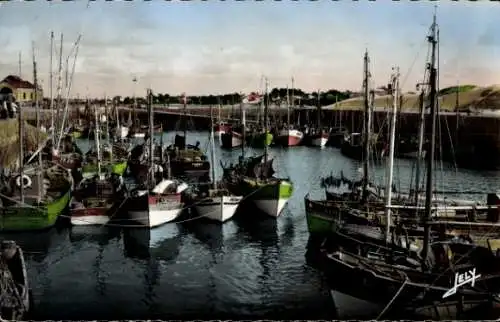 Ak Saint Gilles Croix de Vie Vendée, Port