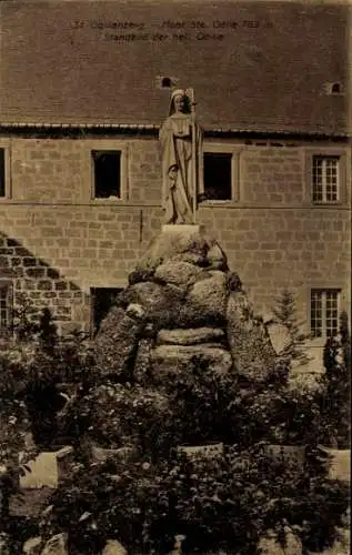 Ak Obernai Elsass Bas Rhin, Odilienberg Mont Sainte Odile, Standbild der heiligen Odilie