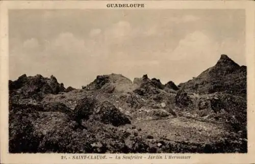 Ak Saint-Claude Guadeloupe, Soufrière, Jardin d’Herminier