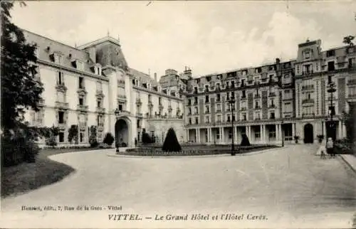 Ak Vittel Lothringen Vosges, Grand Hotel, Hotel Ceres