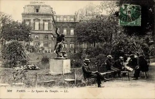 Ak Paris III, Square du Temple