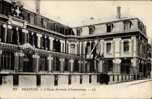 Ak Beauvais Oise, l'ecole Normale d'Institutrices