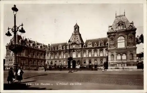 Ak Le Havre Seine Maritime, Rathaus