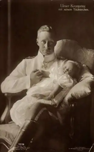 Ak Kronprinz Wilhelm von Preußen mit Prinzessin Alexandrine, Liersch 7518