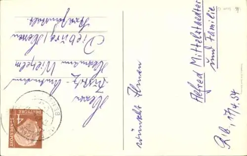 Ak Frohe Ostern, Osterhase, Küken, Blumen