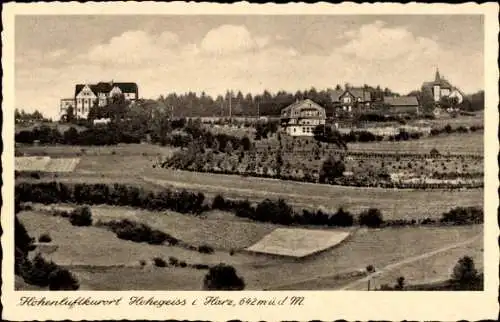 Ak Hohegeiß Braunlage im Oberharz, Teilansicht