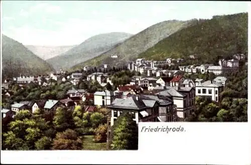 Ak Friedrichroda im Thüringer Wald, Blick auf Stadt