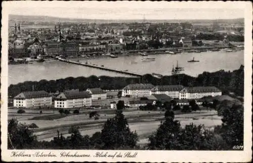 Ak Asterstein Koblenz am Rhein, Göbenkaserne, Totalansicht