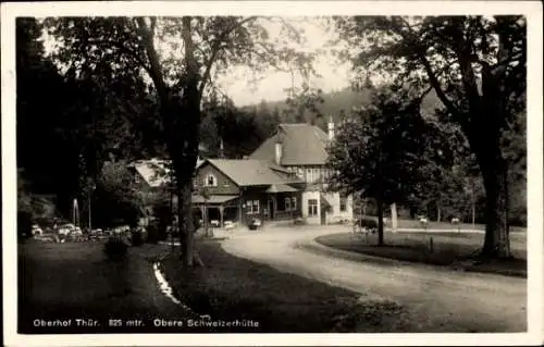 Ak Oberhof im Thüringer Wald, Obere Schweizerhütte