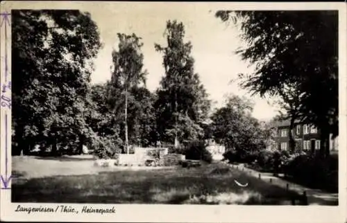 Ak Langewiesen Ilmenau am Thüringer Wald, Heinzepark