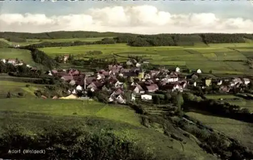 Ak Adorf Diemelsee Hessen, Waldeck, Totalansicht