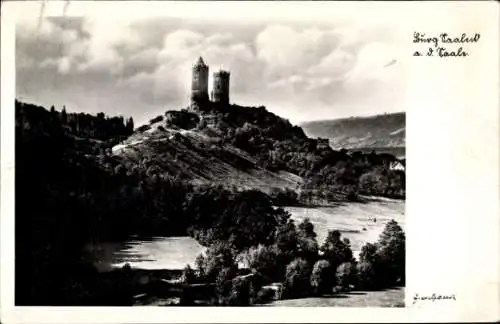 Ak Saaleck Bad Kösen Naumburg an der Saale, Burg Saaleck