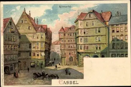 Ak Cassel Kassel in Hessen, Altmarkt