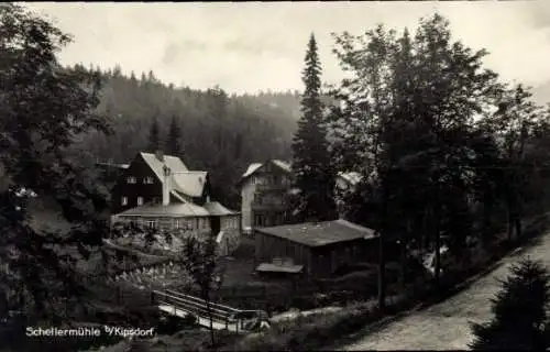 Ak Kipsdorf Altenberg im Erzgebirge, Schellermühle