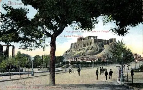 Ak Athen Griechenland, Akropolis, Tempel des Jupiter