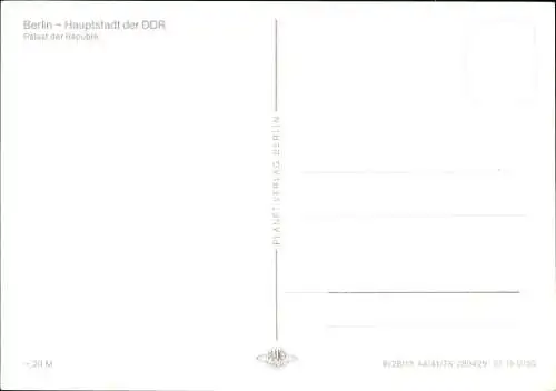 Ak Berlin Mitte, Palast der Republik, Nachtbeleuchtung