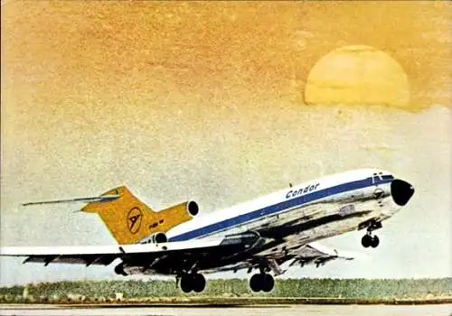 Ak Deutsches Passagierflugzeug, Condor, Boeing 727 30 Europajet