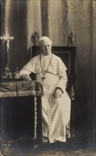 Ak Papst Pius X., Porträt