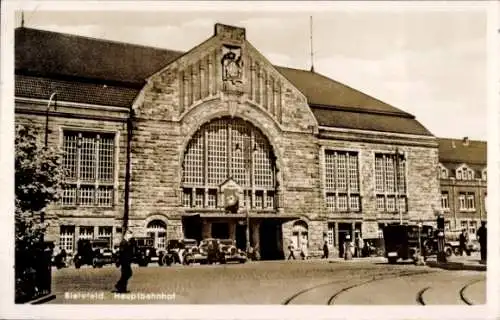 Ak Bielefeld in Nordrhein Westfalen, Hauptbahnhof