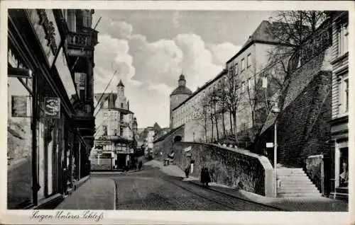 Ak Siegen in Westfalen, Unteres Schloss