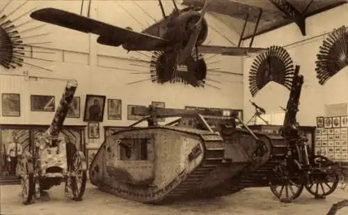 Ak Brüssel Brüssel, Königliches Armeemuseum, Halle der Alliierten, 1914-1918