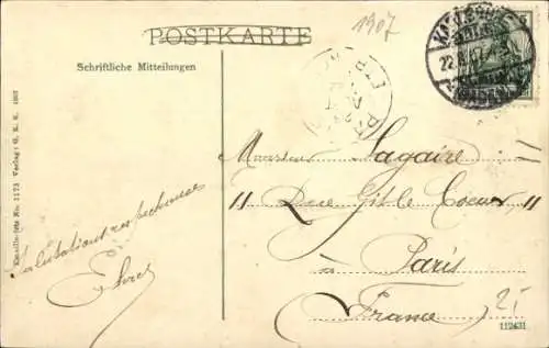 Ak Karlsruhe in Baden, Stadtgarten, Schwarzwaldhaus