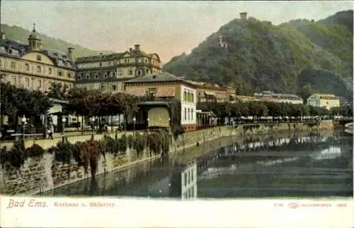 Ak Bad Ems an der Lahn, Kurhaus, Bäderley