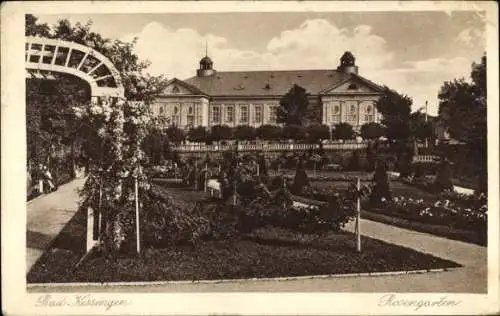 Ak Bad Kissingen Unterfranken Bayern, Rosengarten