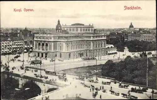 Ak Stockholm Schweden, Opernhaus