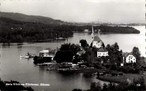 Ak Maria Wörth am Wörthersee Kärnten, Gesamtansicht