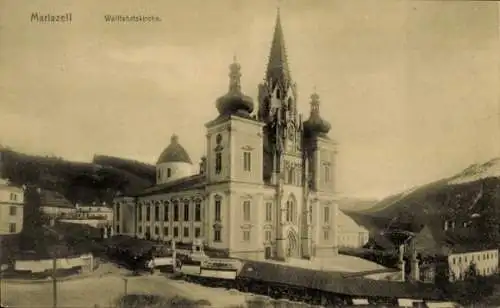 Ak Mariazell Steiermark, Wallfahrtskirche