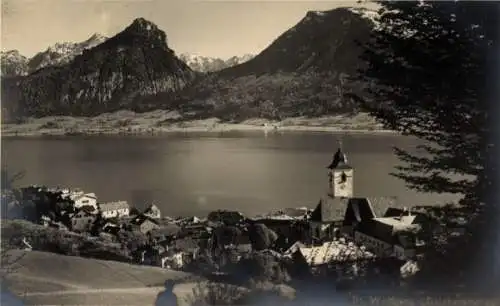 Foto Ak St. Wolfgang am Wolfgangsee Oberösterreich, Gesamtansicht