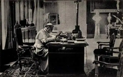 Ak Vatikan, Papst Pius XI., Achille Ambrogio Damiano Ratti