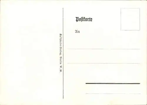 Künstler Ak Döbrich Steglitz, 1. Garde Dragoner Regiment, Ausmarsch zur Parade