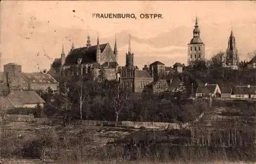 Ak Frombork Frauenburg Ostpreußen, Teilansicht der Stadt