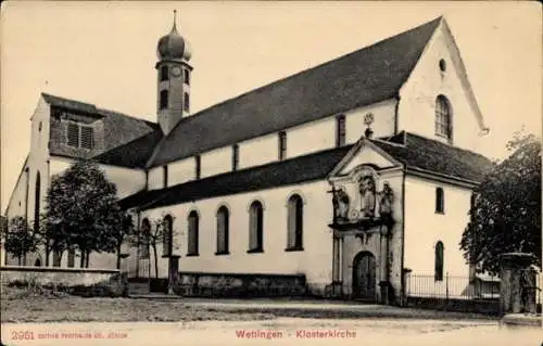 Ak Wettingen Kanton Aargau, Klosterkirche