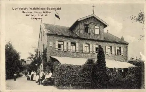 Ak Waldfriede im Soonwald Seesbach Hunsrück, Gasthaus