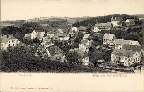 Ak Müglitz Lauenstein im Müglitztal Altenberg, Gesamtansicht