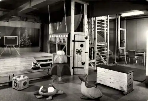 Ak Schmiedefeld am Rennsteig Suhl Thüringen, FDGB Erholungsheim Schöne Aussicht, Kinderspielzimmer