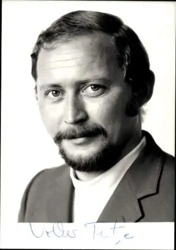 Ak Schauspieler und Moderator Volker Tietze, Portrait, Autogramm