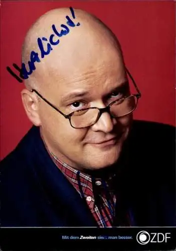 Ak Schauspieler Joachim Winter, Portrait, Autogramm, ZDF