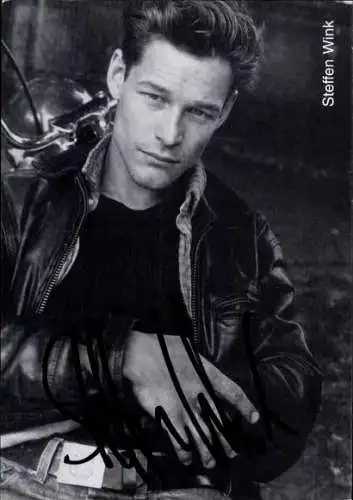 Ak Schauspieler Steffen Wink, Portrait, Autogramm