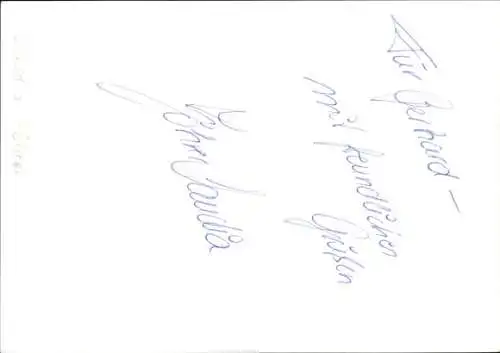 Ak Schauspielerin Claudia Zöhrer, Portrait, Autogramm