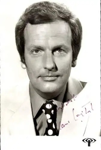 Ak Journalist Claus Seibel, Portrait, Autogramm