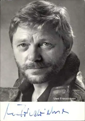 Ak Schauspieler Uwe Friedrichsen, Portrait, Autogramm